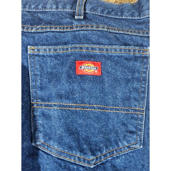 Dickies Men’s 48x28.5 Blue Denim Jeans – Relaxed Fit Workwear Straight Leg - Picture 10 of 10